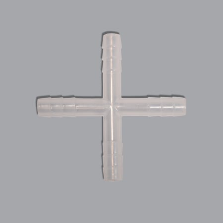 United Scientific Four-Way Connector, For 6Mm Tubing, PK 12 46121